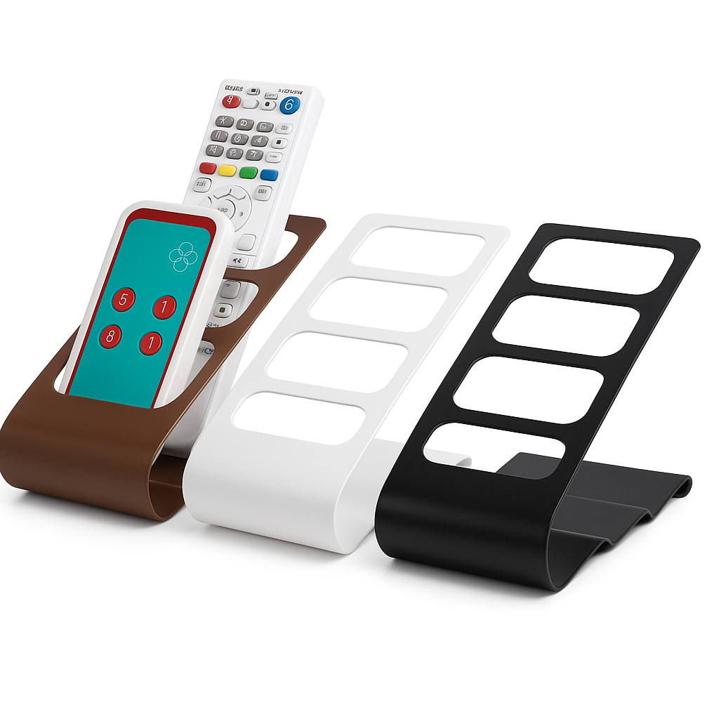 Stylish remote control holder – Tidy up the TV sofa