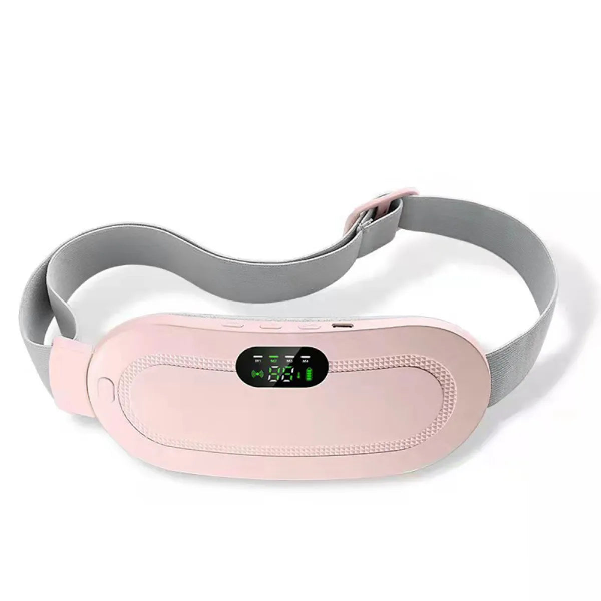 Värme- och massagebälte för mensvärk