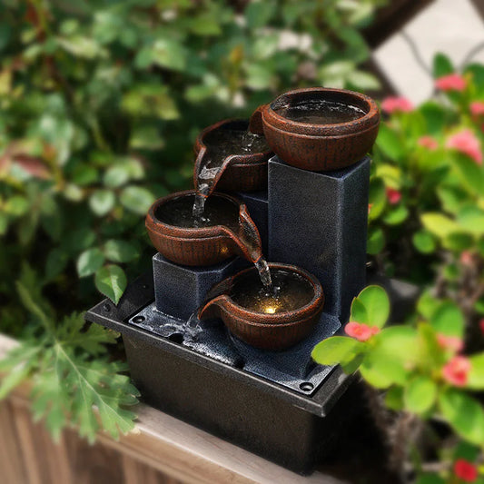 Harmoniskt Bordsvattenfall – Feng Shui & Avkoppling