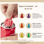 PopSplash™ – Färgglad burköppnare & dryckesskydd