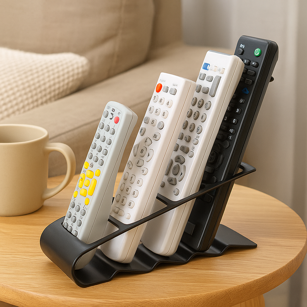 Stylish remote control holder – Tidy up the TV sofa 