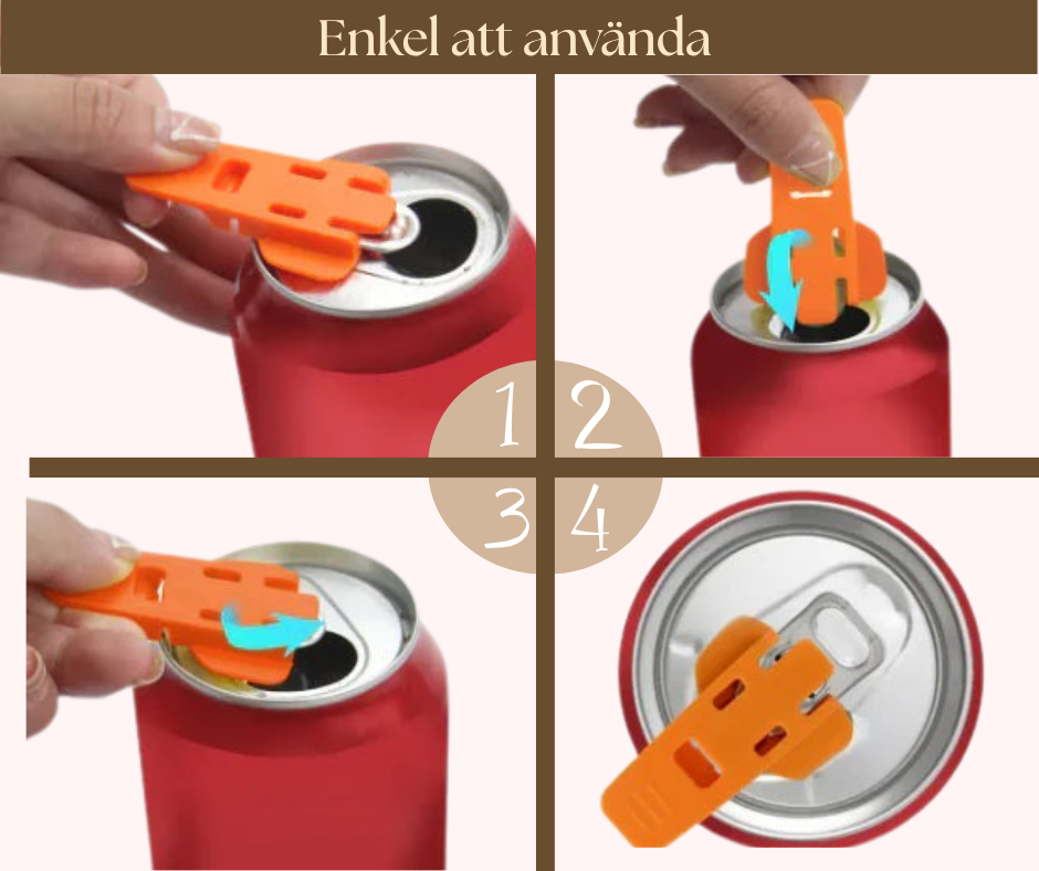 PopSplash™ – Färgglad burköppnare & dryckesskydd