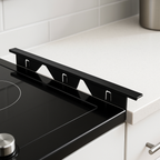 Utdragbar spislist i rostfritt stål – Håller rent mellan spis och bänk