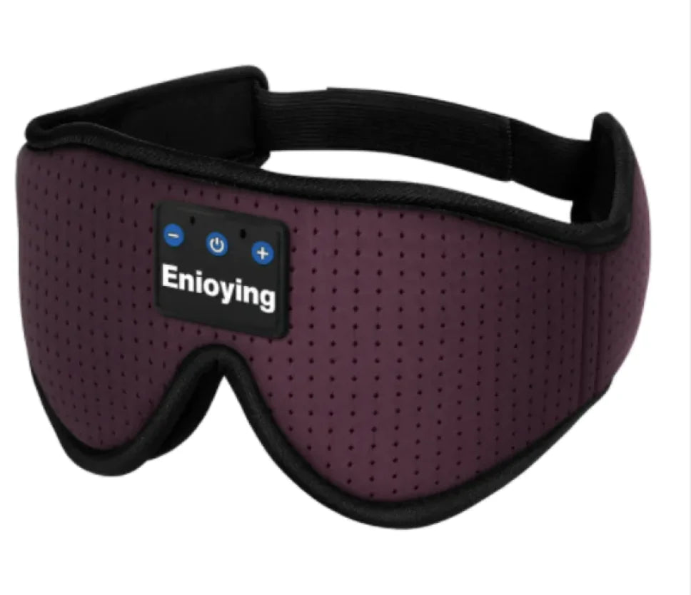 3D sovmask med Bluetooth – vakna till lugn musik utan störningar