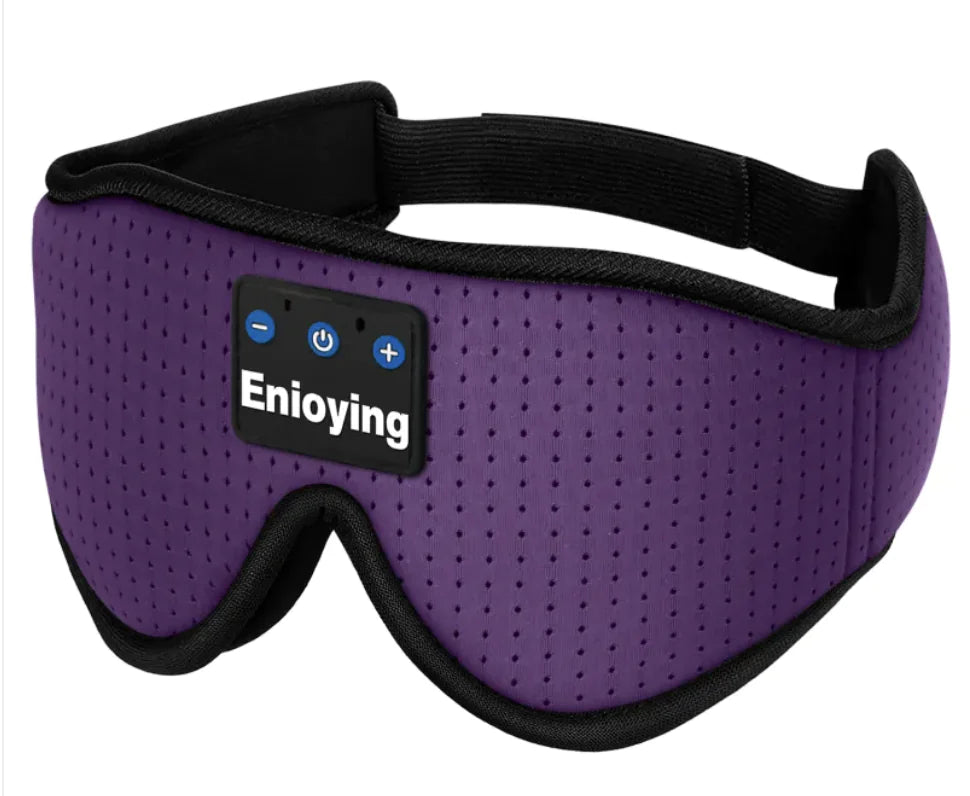 3D sovmask med Bluetooth – vakna till lugn musik utan störningar