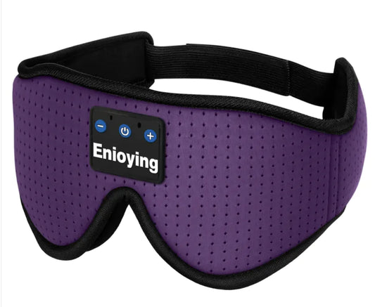 3D sovmask med Bluetooth – vakna till lugn musik utan störningar