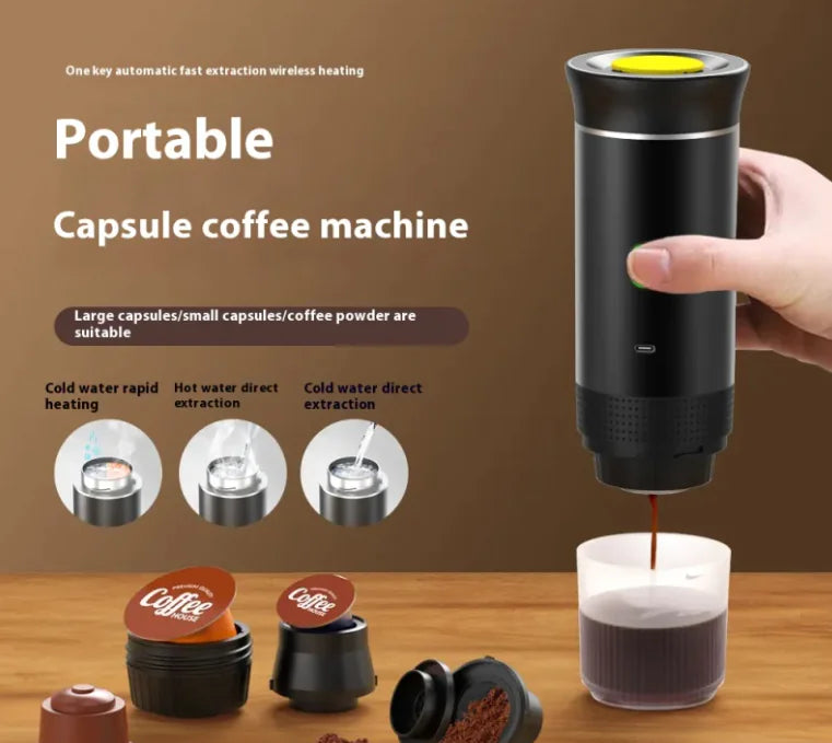 Portable Capsule Coffee Maker – Brew Anywhere