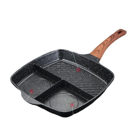 Non-stick stekpanna i steninspirerad beläggning – reaktiv och tålig